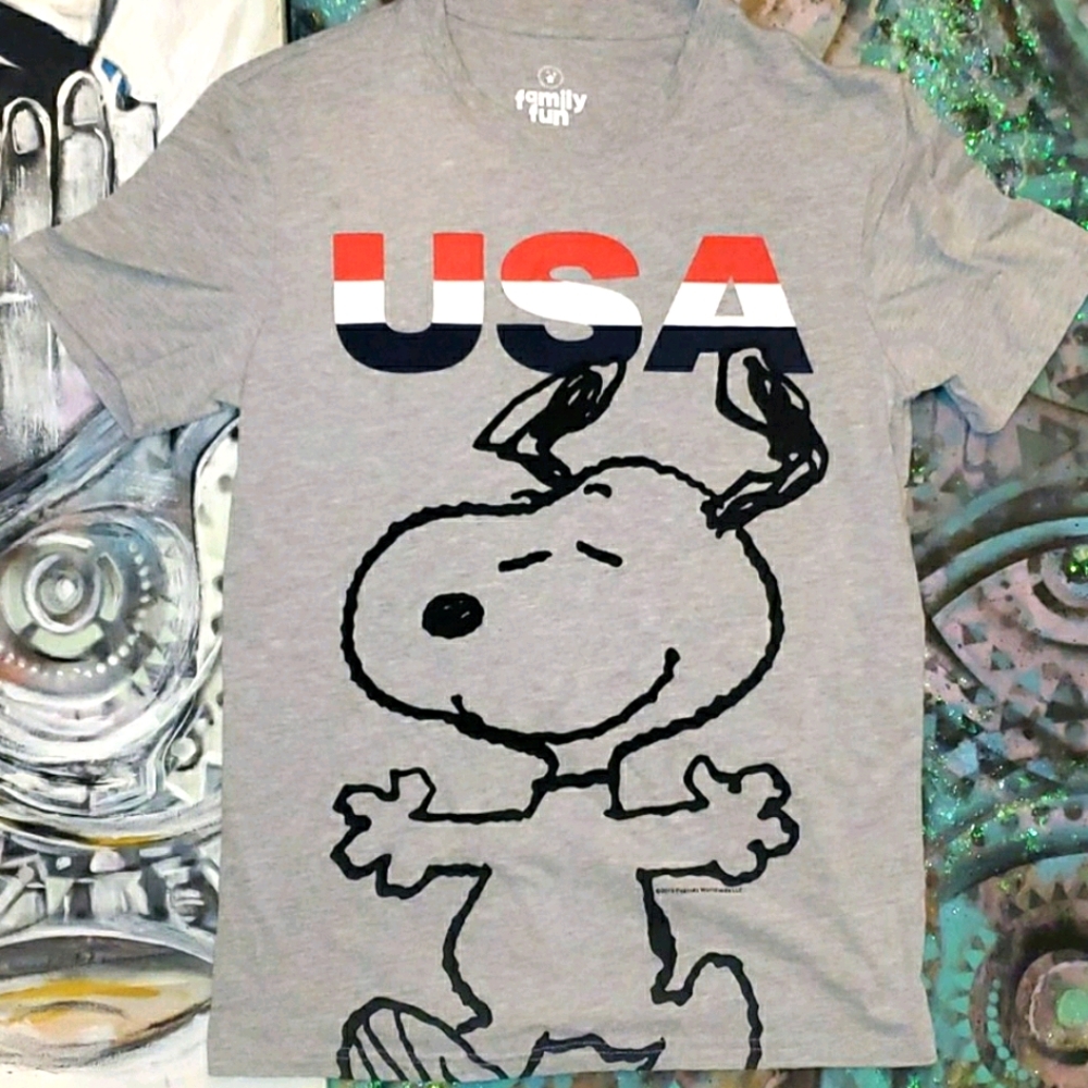 Snoopy USA graphic tee by Family Fun